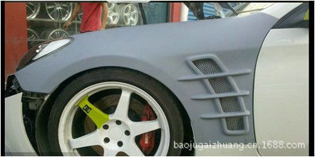 現(xiàn)代勞恩斯酷派 A款鯊魚鰭改裝風(fēng)口葉子板 定制改裝，彰顯個(gè)性風(fēng)采